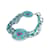 Erickson Beamon Turchese / Collana con cerchio di perline viola Blu - vista 2