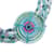 Erickson Beamon Turchese / Collana con cerchio di perline viola Blu - vista 3