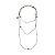 David Yurman Silber gefärbte Chalcedon-Perlen- und Diamant-Quatrefoil-Station-Halskette - Ansicht 2