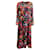 Autre Marque Jonathan Cohen Multicolor Graphic Printed Silk Casual Maxi Dress Multiple colors  ref.937565