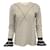 R13 Cor preta / Camiseta manga longa listrada marfim com mangas sino Cru Algodão  ref.937618