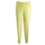 Dries van Noten Beige / Neon Yellow Striped Crepe Trousers / Pants Viscose  ref.937699