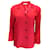 Dries van Noten Raspberry Pink Long Sleeved Button-down Top Synthetic  ref.937729