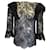 Autre Marque Dundas Black Long Sleeved Lace Blouse Synthetic  ref.937736