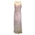 Elie Tahari Rosa Augenie ärmelloses Kleid mit Perlen und floralen Paillettenverzierungen / formelle Kleidung Pink Synthetisch  ref.937749