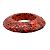 Jimmy Choo Rosso / Bracciale in pelle di serpente grosso nero - vista 3