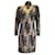 Valentino Garavani Valentino Vintage Beige and Black Long Sleeved High Neck Lace Dress Synthetic  ref.937939
