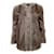 Autre Marque Pologeorgis Grey / Taupe Shirred Mink Coat Fur  ref.938027