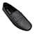 Prada Black Saffiano Penny Driving Loafer für Herren Schwarz Leder  ref.938057