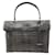 Bottega Veneta Tina Tie-dye Grand sac à main en cuir de crocodile gris Cuirs exotiques  ref.938083