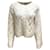 Brunello Cucinelli Cable Knit Wide Sleeved Cashmere Ivory Sweater Cream  ref.938107