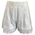Short de algodão branco Simone Rocha com ilhós  ref.938152