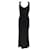 Autre Marque Narciso Rodriguez Black Sleeveless Crepe Full-Length Gown / formal dress Viscose  ref.938283