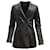 Giorgio Armani Black Stretchy Lambskin Leather Jacket  ref.938346