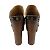 Chanel Brown Leather Platform Clogs - view 5