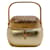 Judith Leiber Vintage Gold Leather Evening Bag with Metal Mesh Top Golden  ref.938430