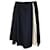 Autre Marque Alexandre Blanc Black / Ivory Pleated Wool Skirt  ref.938442