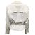 Alexandre Vauthier Jaqueta jeans branca Moto - vista 3