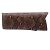 Alexis Bittar Brown / Pochette angolare con stampa serpente e hardware dorato Marrone - vista 3