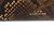 Alexis Bittar Brown / Pochette angolare con stampa serpente e hardware dorato Marrone - vista 4