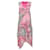 Autre Marque Sies Marjan Hot Pink Multi Lena Scribble Etuikleid mit V-Ausschnitt Synthetisch  ref.938645