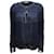 Marineblaue, dehnbare Strickjacke mit Fransen von Azzaro Polyester  ref.938651