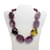 Autre Marque iRADJ Moini Amethyst and Citron Chunky Necklace Purple  ref.938703