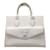 Weiße Louis Vuitton Lockme Monochrome PM Leder-Tragetasche  ref.938774
