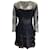 chanel negro vintage 2000 Vestido de encaje y conjunto de dos piezas de bolero Sintético  ref.938823