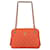 Chanel Boucle 2020 Bright Coral Knit Shoulder Bag Orange Cloth  ref.938835