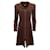 Chanel Brown 1996 Classic Hook and Eye Front Coat Wool  ref.938838