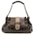 Chanel 2012 Brown Leather Quilted Bindi Shoulder Bag with Stingray Flap Golden  ref.938842