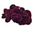 Broche de terciopelo floral Camillia burdeos de Chanel Púrpura  ref.938846