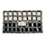 Chanel 2002 Schwarze Farbe / Elfenbeinfarbene Taschenbrosche aus Filz und Perlen  ref.938896