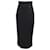 Falda larga de viscosa negra de Chanel Negro  ref.938953