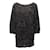 BA&SH Black Sequin Scarlet Mini Dress Polyester  ref.938963