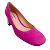 Bally Pink Suede Emily Pumps With Silver Block Heel