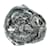 Chanel Silberne Kamelienbrosche mit Pailletten  ref.939033
