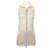 Chanel ärmelloses Elfenbein mit Reißverschluss/Beiger Pullover Roh Wolle  ref.939036