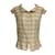 Chanel Abbronzatura Primavera 2001 Gilet con spalline in tweed Beige Cotone  ref.939040