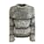 Strukturierter, gewebter grauer Chanel-Pullover Viskose  ref.939043