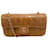 Bolsa transversal Chanel couro pele de lagarto vintage com aba Bege Couros exóticos  ref.939057