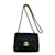 Chanel Vintage Mini sac à bandoulière en satin noir Toile  ref.939058