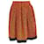 Christopher Kane Black / Orange Leopard Broderie Skirt Cotton  ref.939103