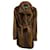 Marc by Marc Jacobs CO. Brown Belted Mink-fur Trench Coat  ref.939118