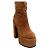 Casadei Goldmine Velvet Roxy Plateaustiefel