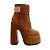 Casadei Goldmine Velvet Roxy Plateaustiefel - Ansicht 2