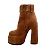 Casadei Goldmine Velvet Roxy Plateaustiefel - Ansicht 3