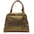 Yves Saint Laurent Gold Metallic Leather Medium Majorelle Shoulder Bag Golden  ref.939236