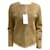 Autre Marque Fleurette Tan and Ivory Reversible Suede and Shearling Full Zip Jacket Camel  ref.939291